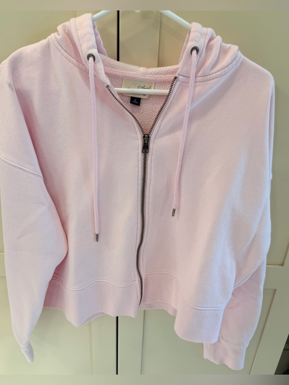 Universal Thread Pale Pink Zip-Up Hooded Jacket